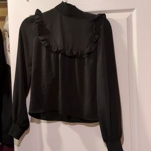 French Connection Black Blouse